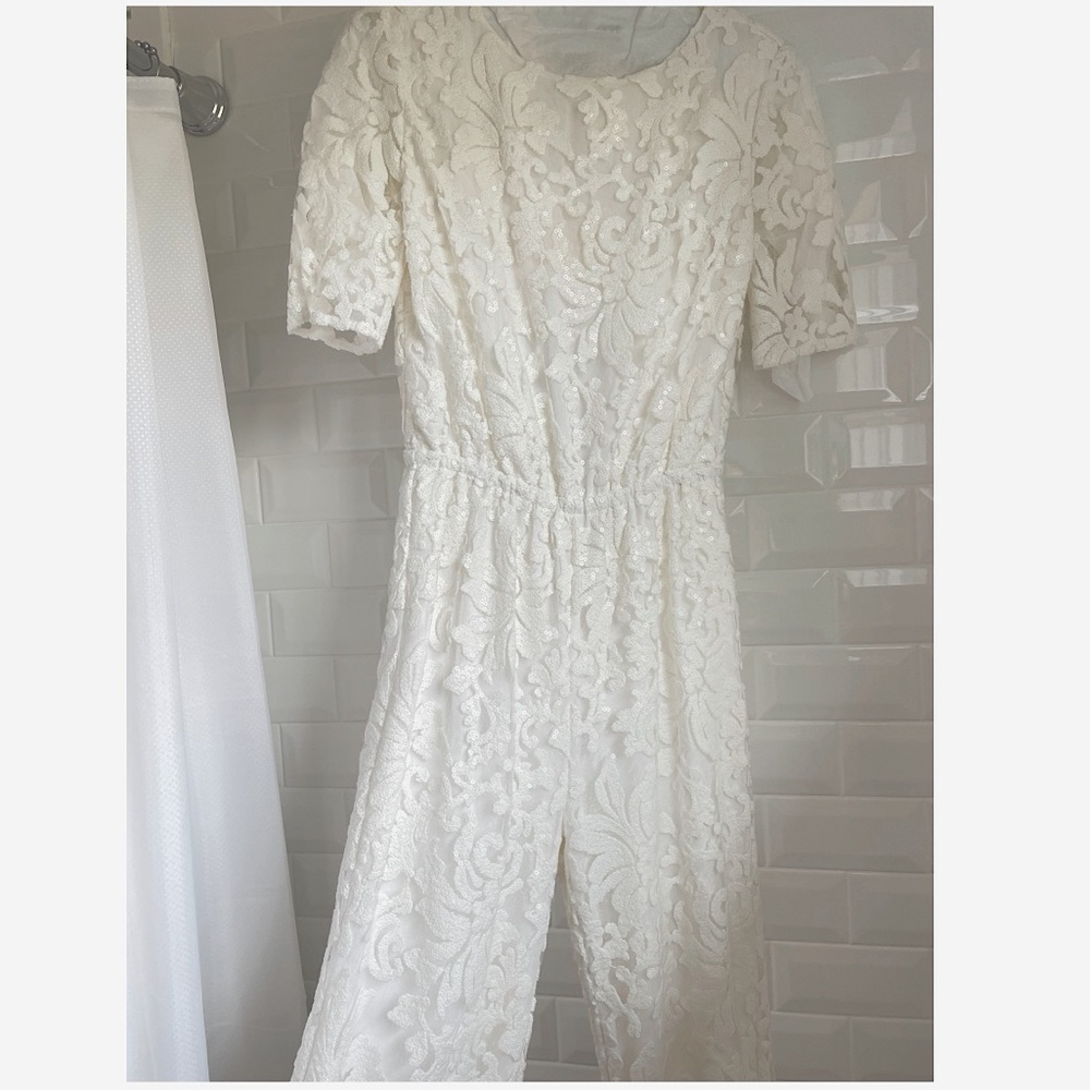 Diane Von Furstenberg White Kendra Jumpsuit